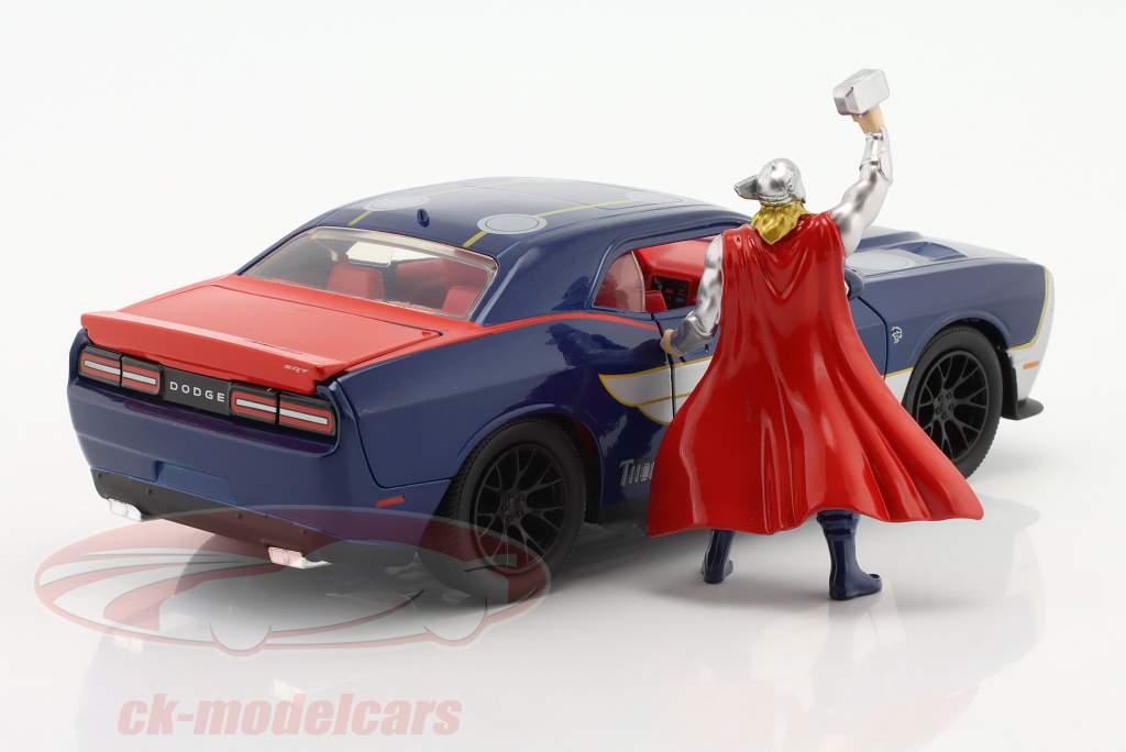 Dodge Challenger SRT Hellcat Film: Thor med figur Thor 1:24 Jada Toys