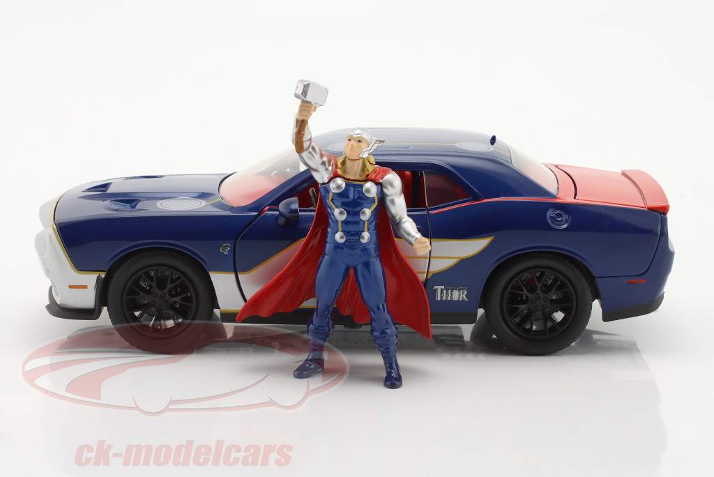 Dodge Challenger SRT Hellcat Movie: Thor with figure Thor 1:24 Jada Toys