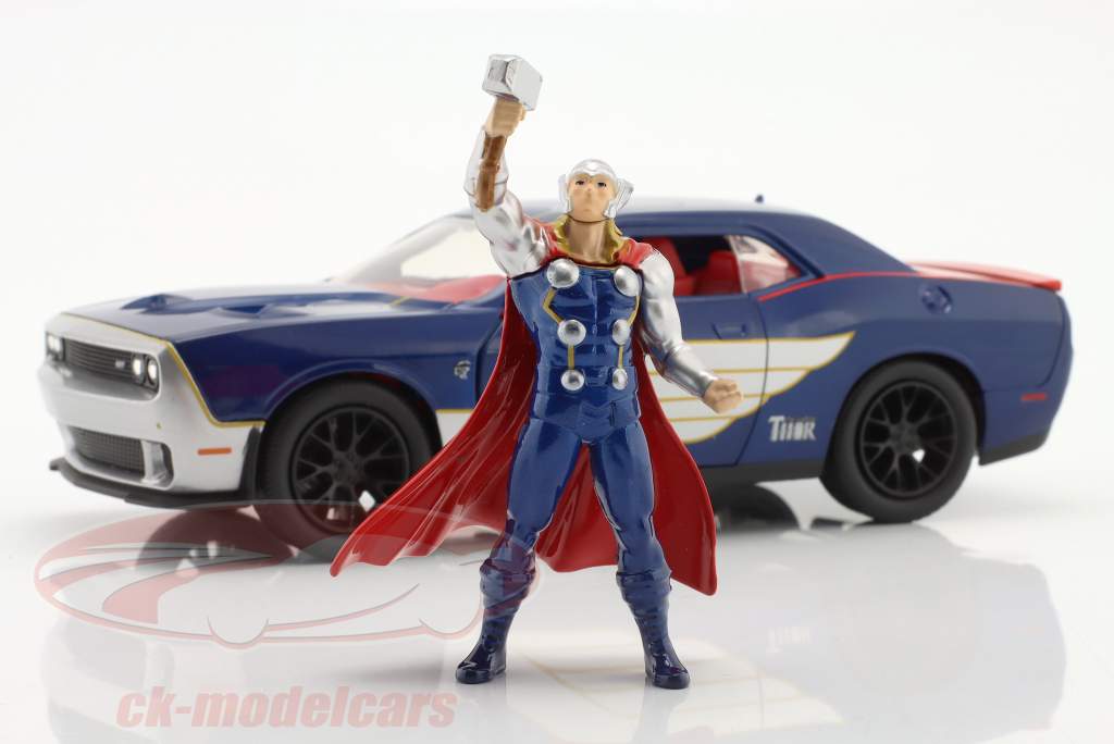 Dodge Challenger SRT Hellcat Movie: Thor with figure Thor 1:24 Jada Toys
