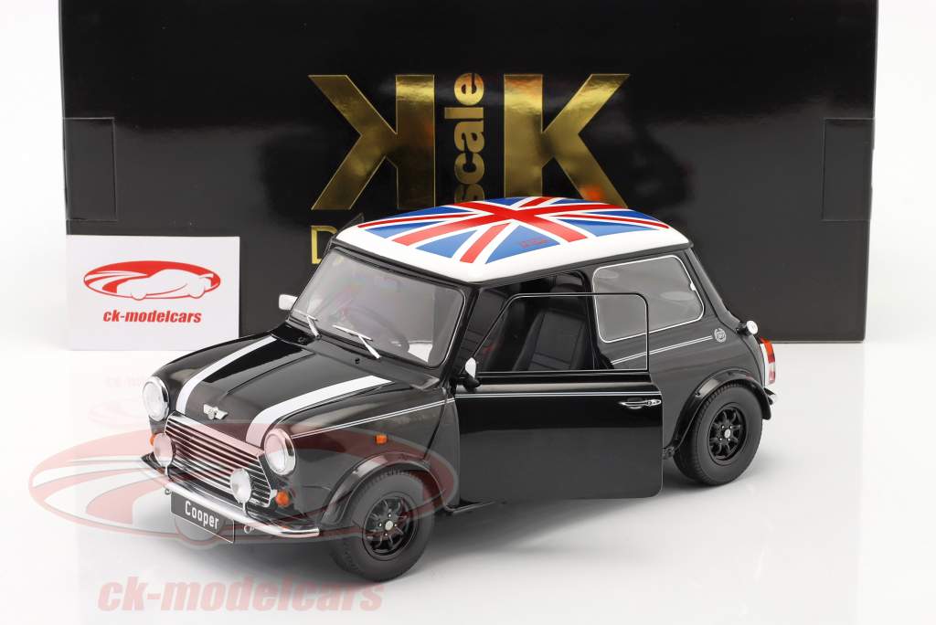 Mini Cooper black / White / Union Jack RHD 1:12 KK-Scale