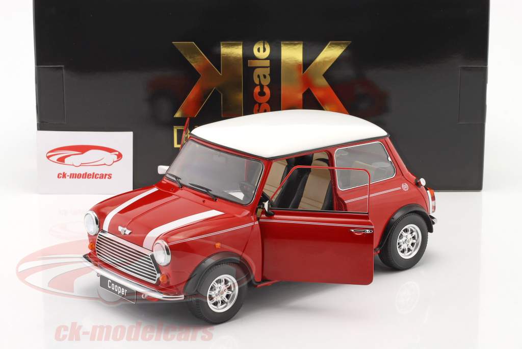 Mini Cooper rouge / Blanc LHD 1:12 KK-Scale