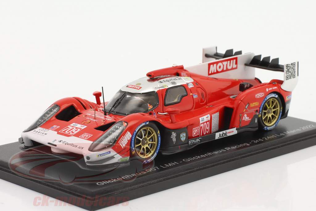 Spark 1:43 Glickenhaus 007 LMH #709 3rd 24h LeMans 2022