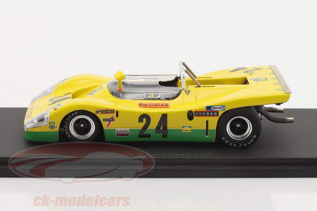 Ligier JS3 #24 24h LeMans 1971 Ligier, Depailler 1:43 Spark