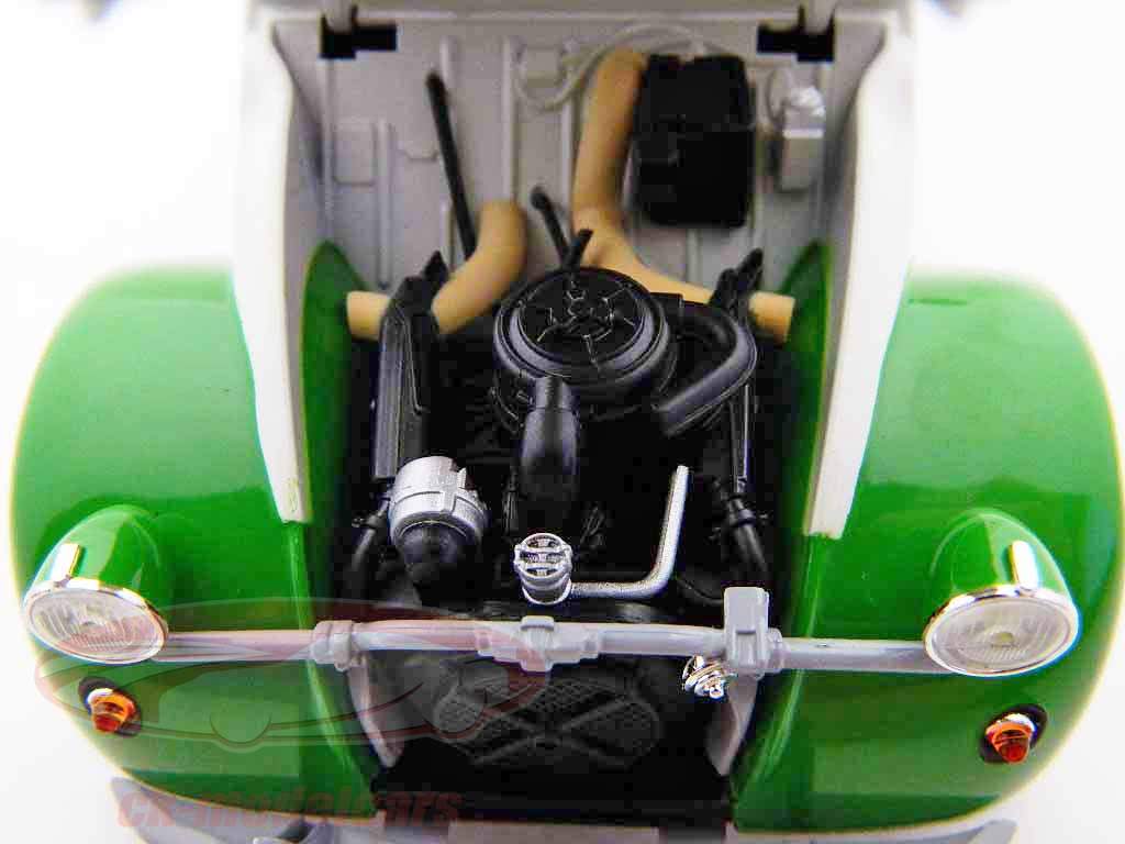 シトロエン2CVドリー年1985ホワイト/グリーン1時18ノレブ