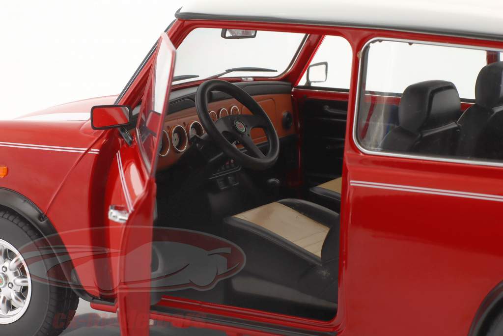 Mini Cooper red / white LHD 1:12 KK-Scale