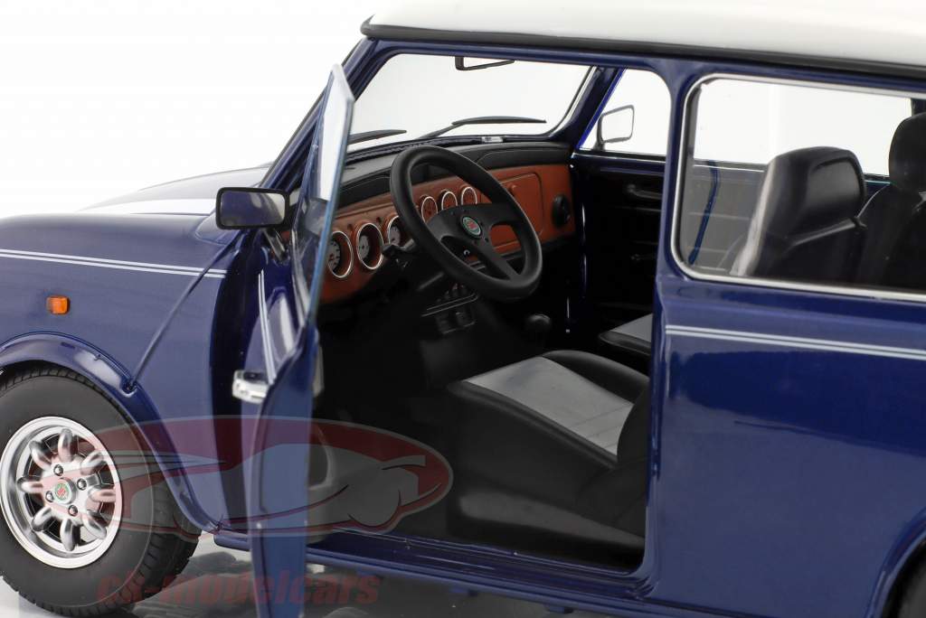 Mini Cooper blue metallic / white LHD 1:12 KK-Scale