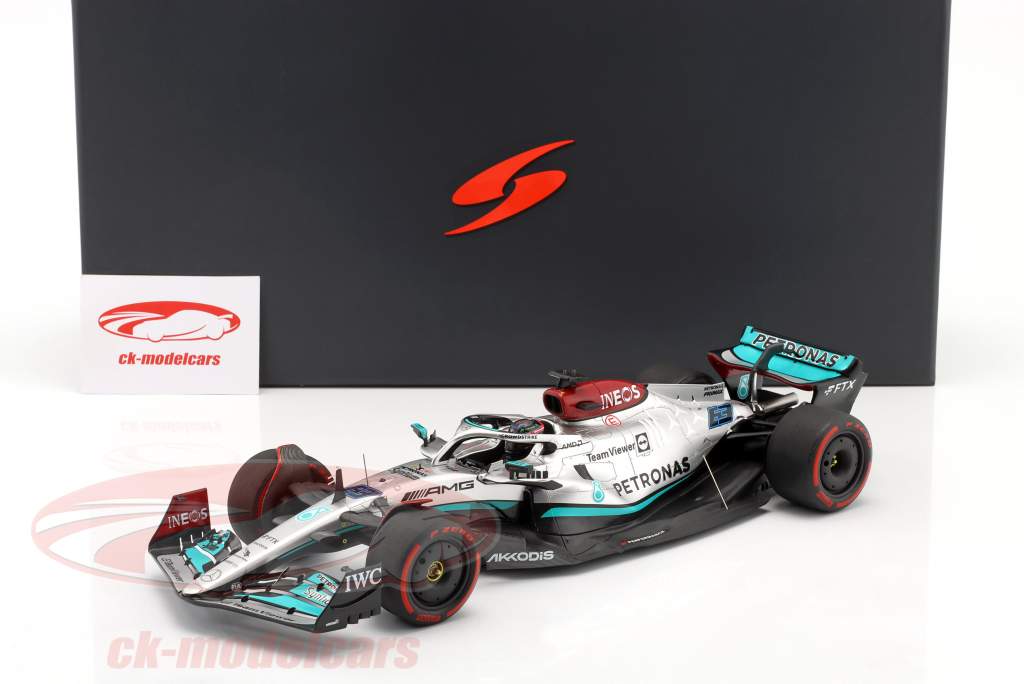 George Russell Mercedes-AMG F1 W13 #63 4 Bahrain GP formel 1 2022 1:18 Spark