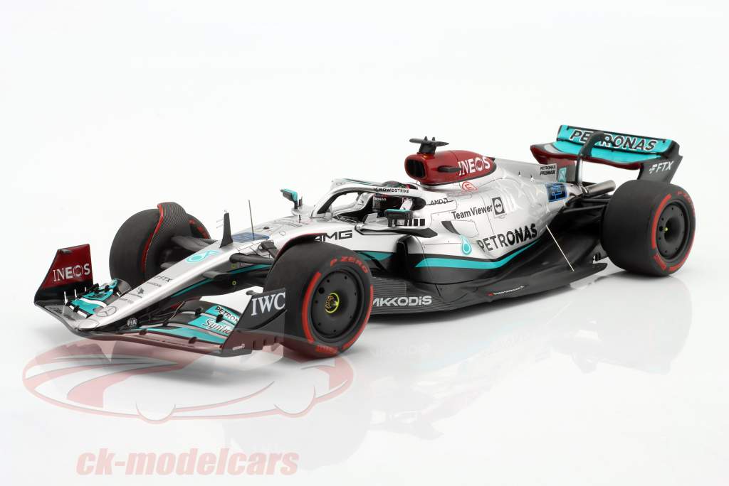 George Russell Mercedes-AMG F1 W13 #63 4 Bahrain GP formel 1 2022 1:18 Spark