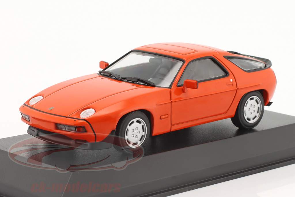 Porsche 928 S Année de construction 1979 orange 1:43 Minichamps