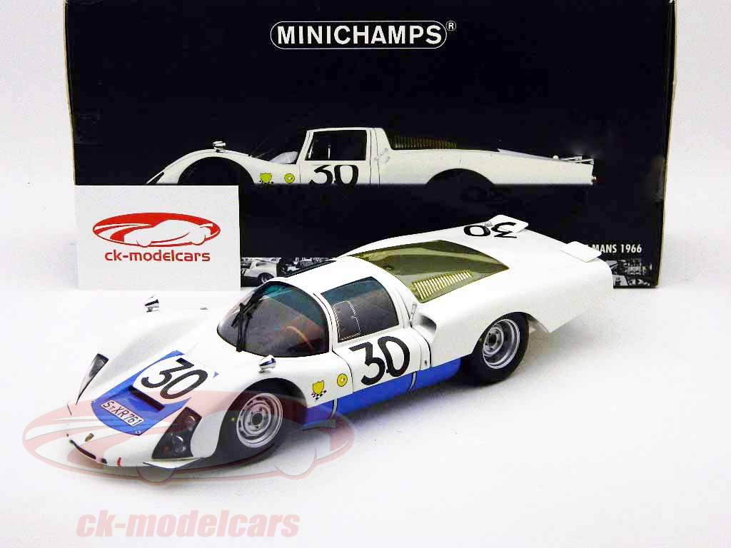 PMA 1/18 Porsche ポルシェ 906LE 24h ルマン 1966 Minichamps 1:18 Porsche 906LE #30 Class / Index Winner 24h