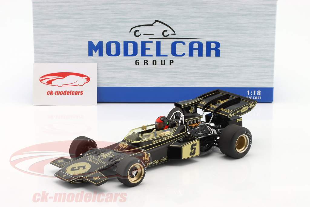 E. Fittipaldi Lotus 72D #5 winner Spain GP formula 1 World Champion 1972 1:18 MCG