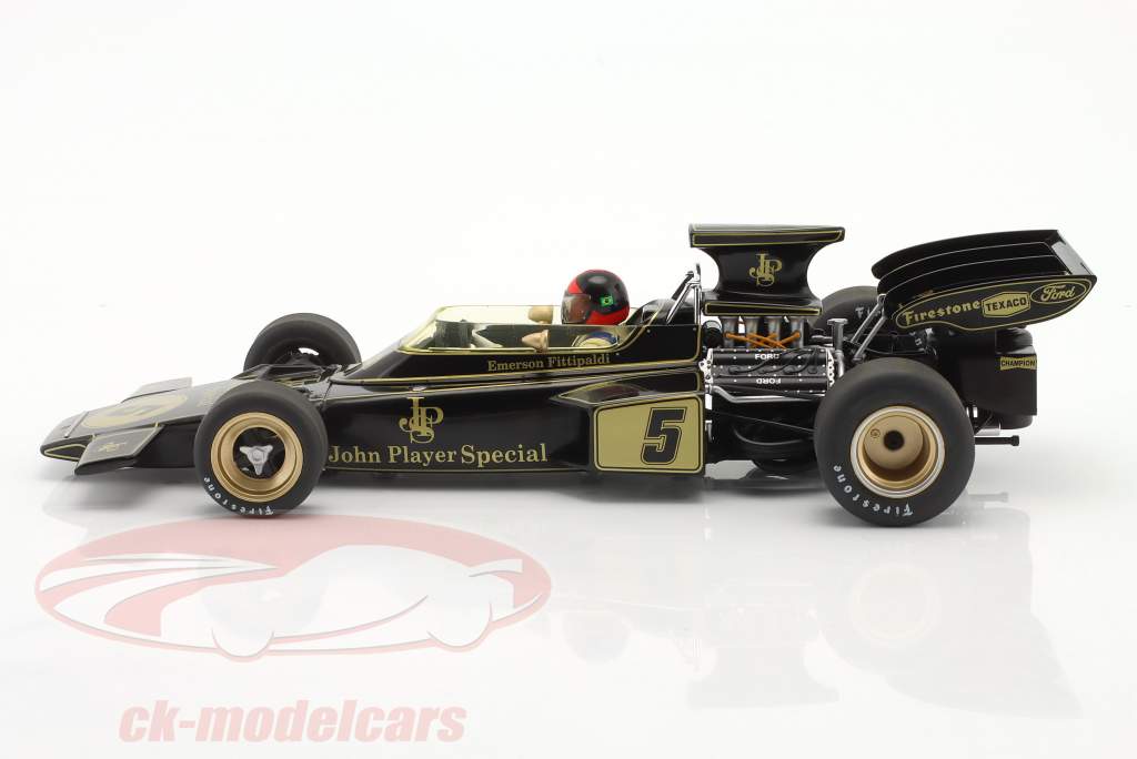 E. Fittipaldi Lotus 72D #5 winner Spain GP formula 1 World Champion 1972 1:18 MCG