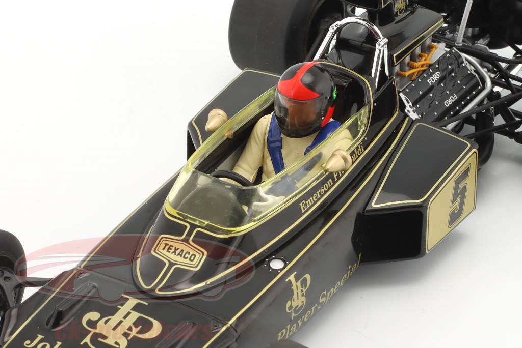E. Fittipaldi Lotus 72D #5 winner Spain GP formula 1 World Champion 1972 1:18 MCG