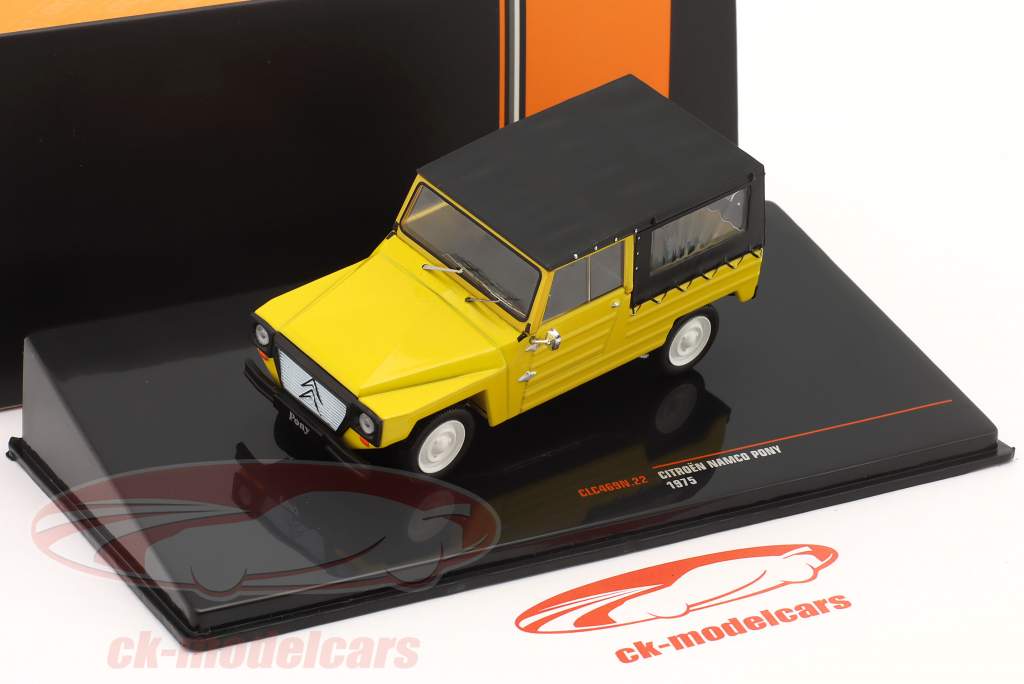Citroen Namco Pony Año de construcción 1975 amarillo / negro 1:43 Ixo