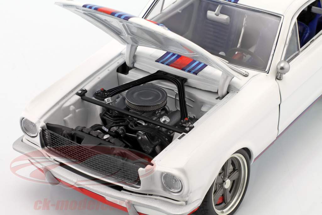 Shelby GT350R Street Fighter LeMans #14 1965 weiß / blau / rot 1:18 GMP