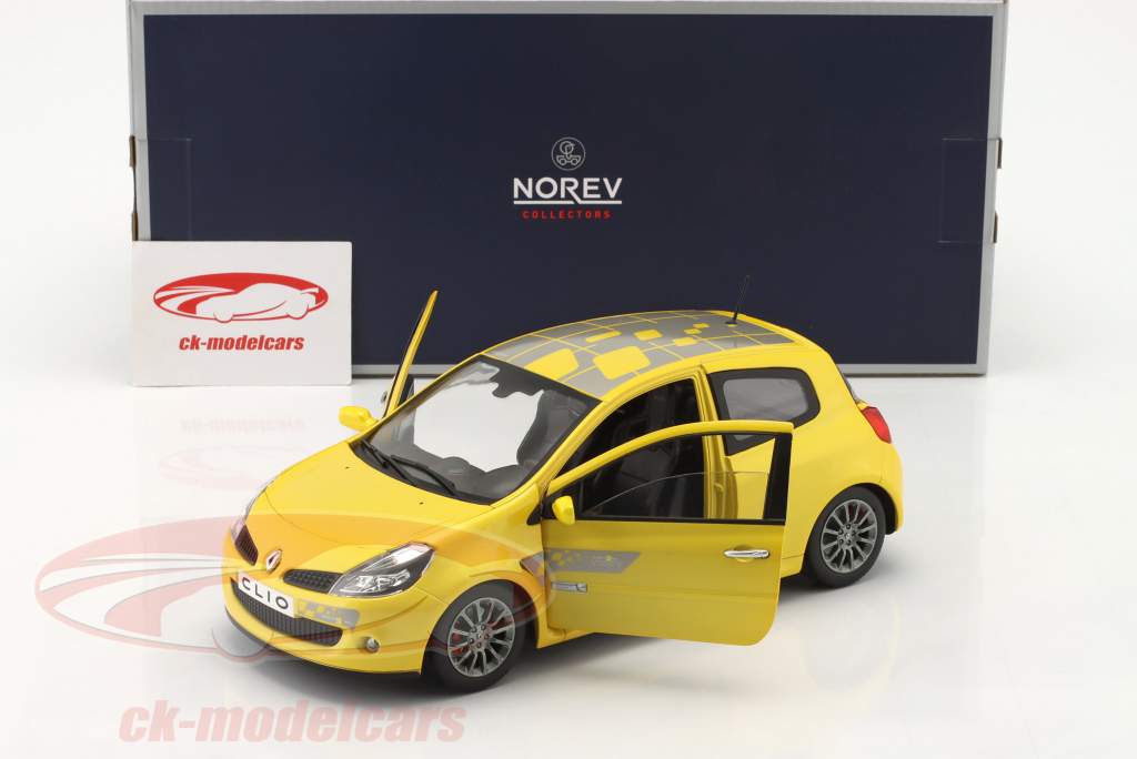 Renault Clio RS F1 Team 2007 Sirius gul 1:18 Norev