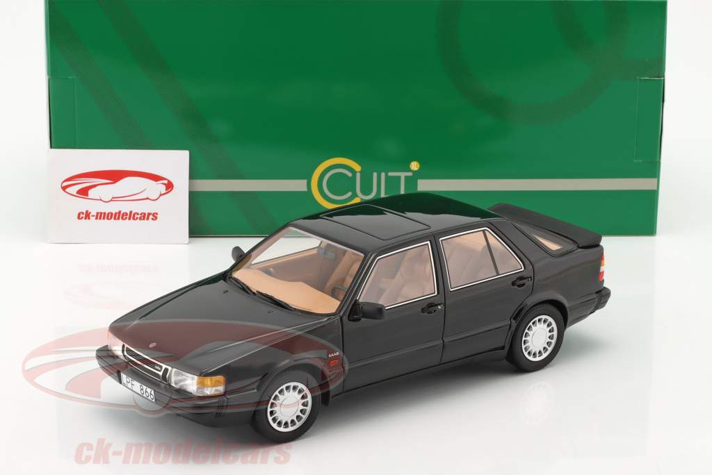 Saab 9000 Turbo Год постройки 1985 черный 1:18 Cult Scale