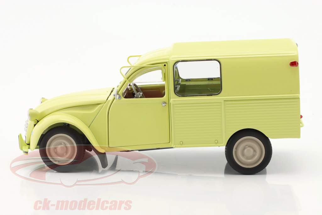 Citroen 2CV Fourgonnette AK350 建設年 1966 pastis 黄 1:18 Norev