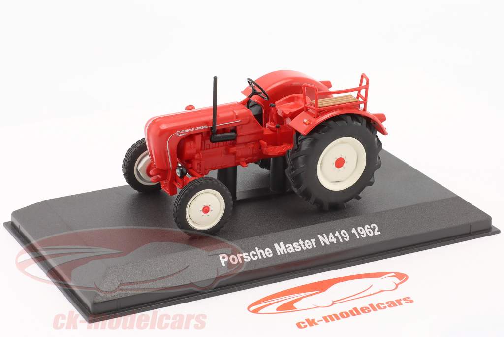 Porsche Master N 419 anno 1962 rosso 1:43 Hachette