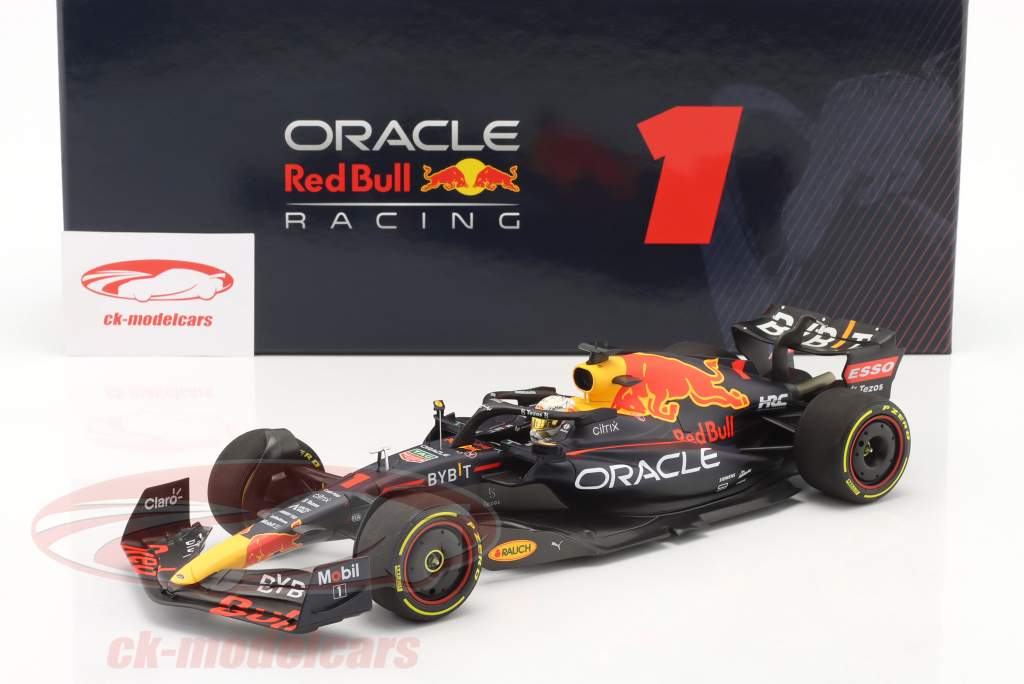 M. Verstappen Red Bull RB18 #1 vencedora saudita Arábia Fórmula 1 Campeão mundial 2022 1:18 Minichamps