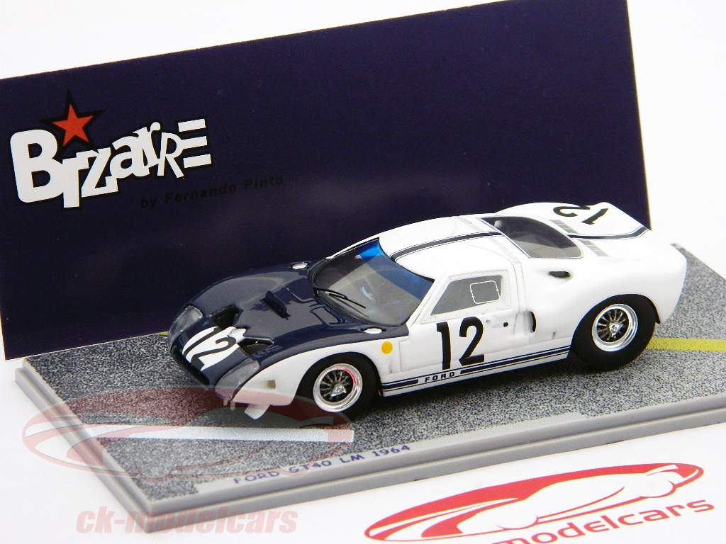 Spark 1:43 Ford GT 40 #12 LeMans 1964 Bizarre BZ273 モデル