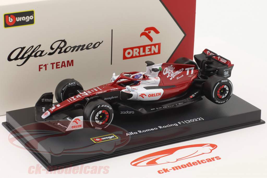 Valtteri Bottas Alfa Romeo C42 #77 6th Bahrain GP formula 1 2022 1:43 Bburago