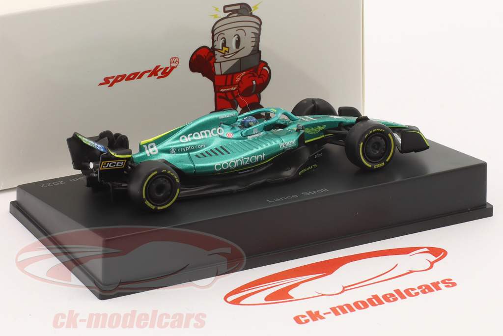 Lance Stroll Aston Martin AMR22 #18 formula 1 2022 1:64 Spark