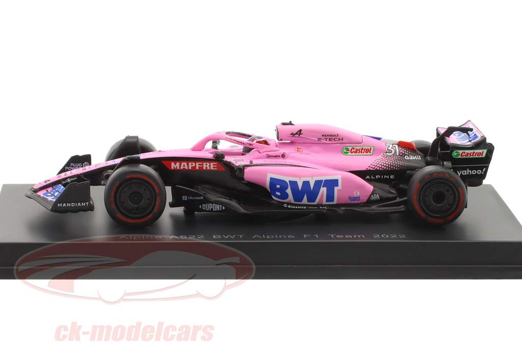 Esteban Ocon Alpine A522 #31 formel 1 2022 1:64 Spark