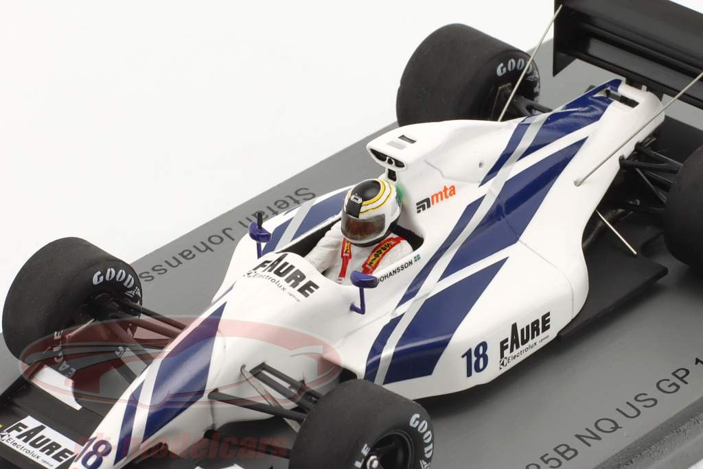 Stefan Johansson AGS JH25B #18 EE.UU GP fórmula 1 1991 1:43 Spark