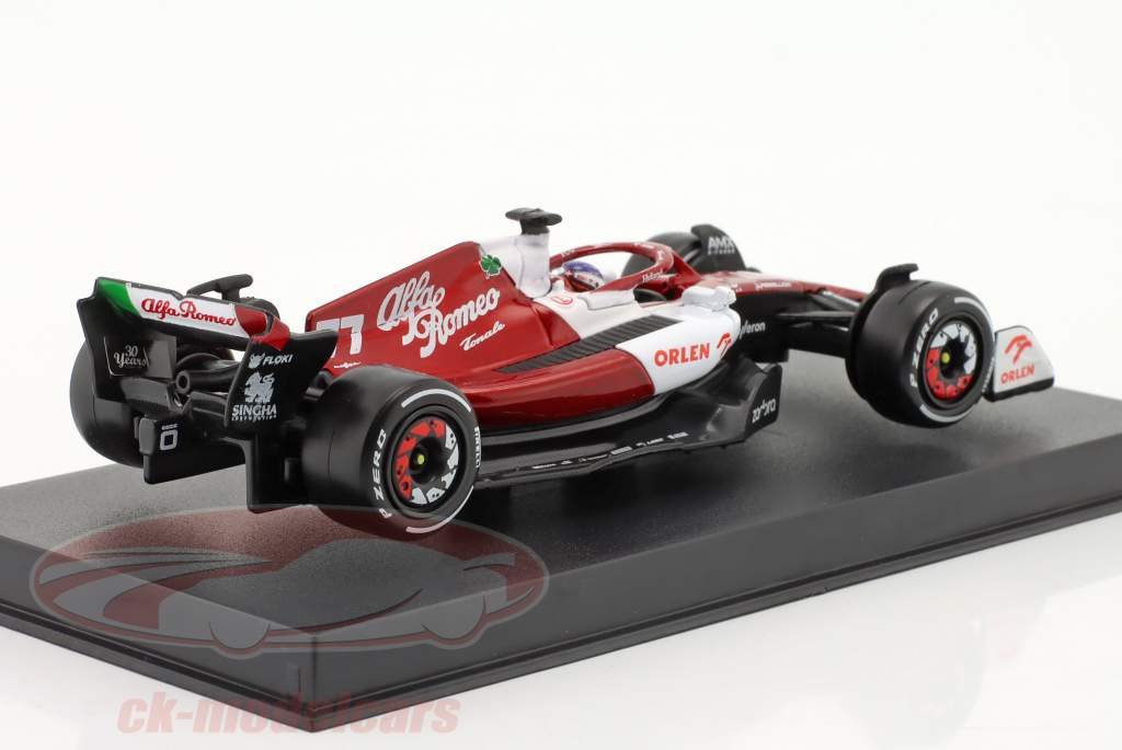 Valtteri Bottas Alfa Romeo C42 #77 6th Bahrain GP formula 1 2022 1:43 Bburago