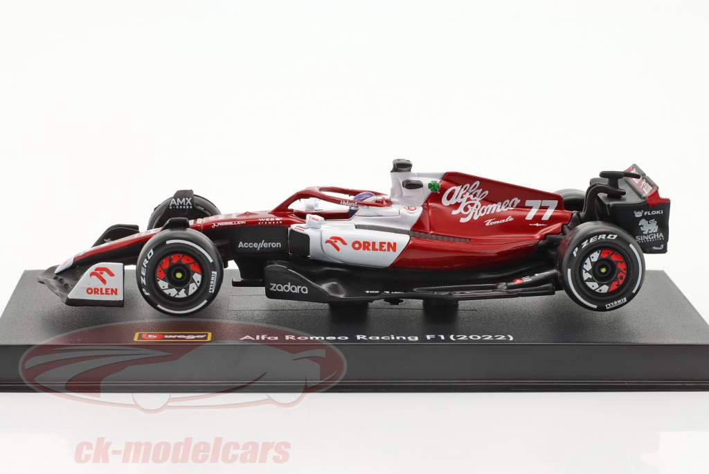 Valtteri Bottas Alfa Romeo C42 #77 6th Bahrain GP formula 1 2022 1:43 Bburago
