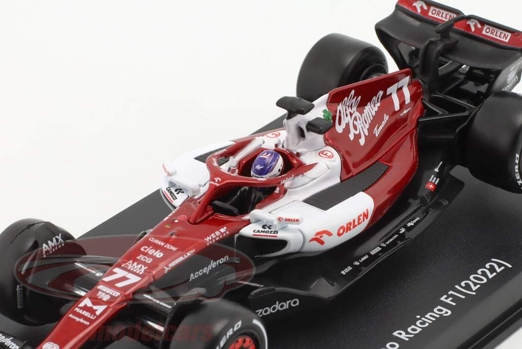 Valtteri Bottas Alfa Romeo C42 #77 6th Bahrain GP formula 1 2022 1:43 Bburago