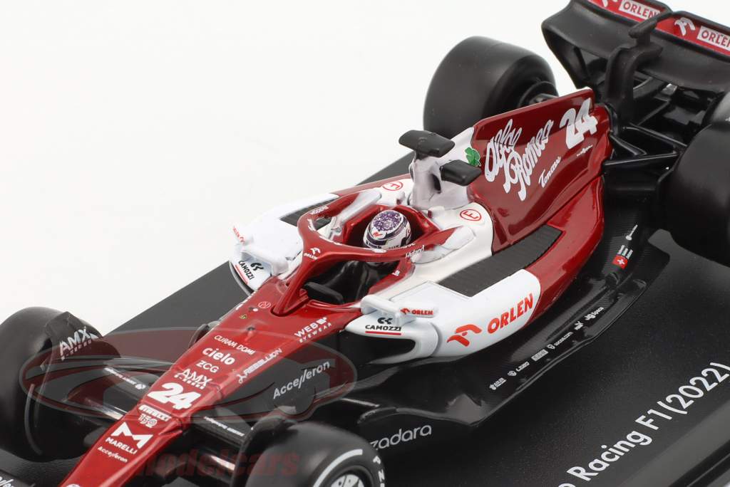 Zhou Guanyu Alfa Romeo C42 #24 Bahrain GP formula 1 2022 1:43 Bburago