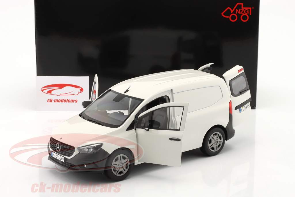 Mercedes-Benz Citan Byggeår 2022 arktisk hvid 1:18 NZG