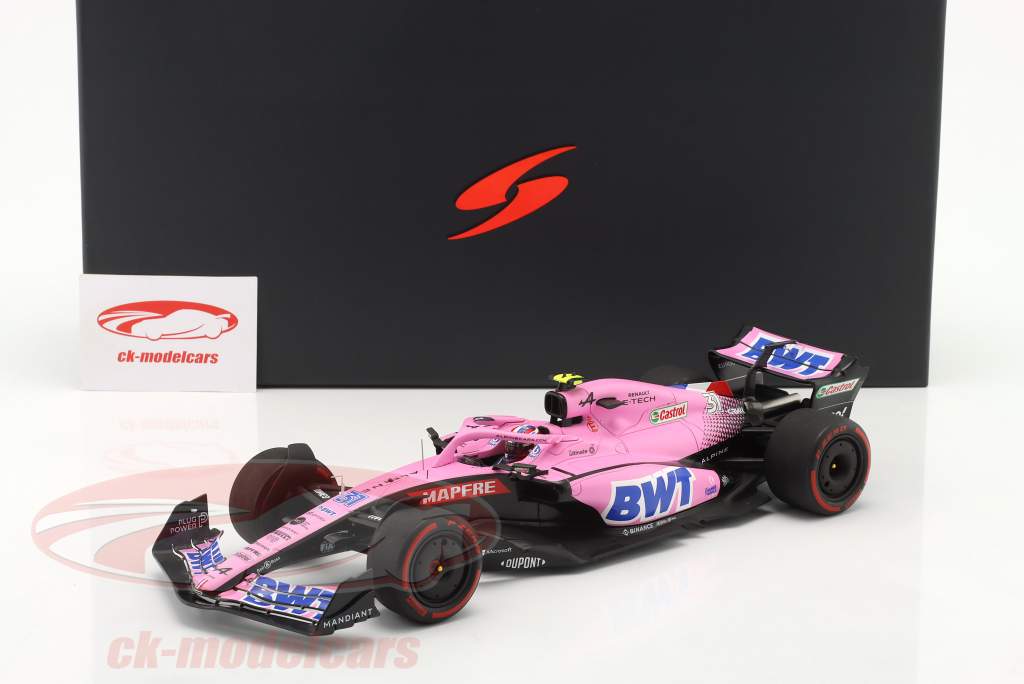 Esteban Ocon Alpine A522 #31 Baréin GP fórmula 1 2022 1:18 Spark