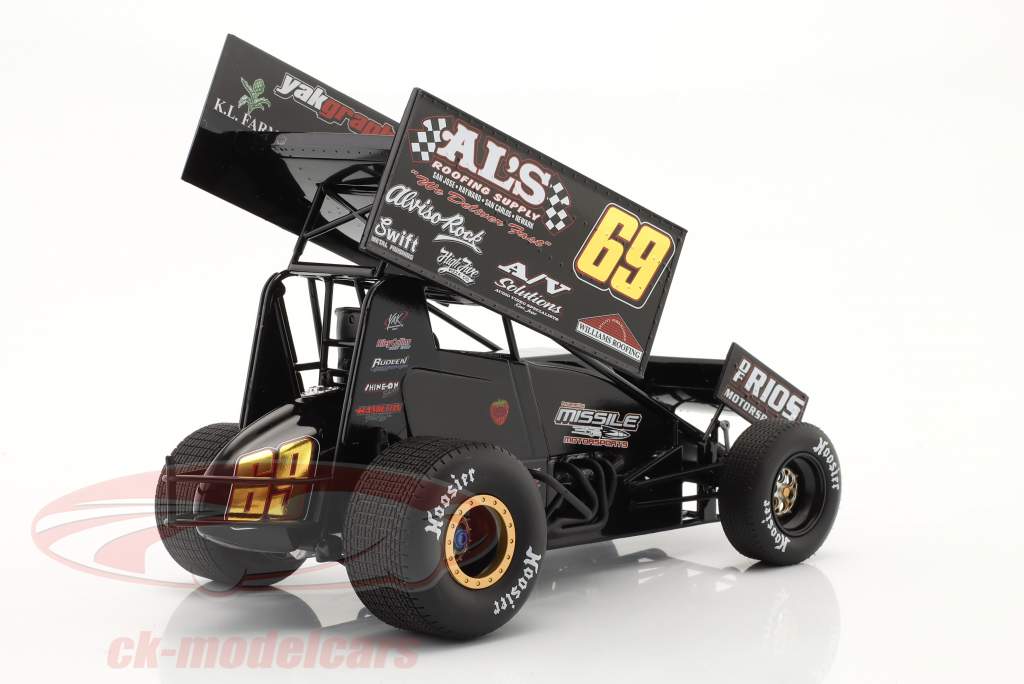 Keading Performance Sprint Car 2022 #69 Bud Keading 1:18 GMP