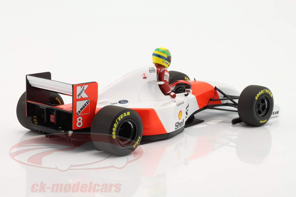 Ayrton Senna McLaren MP4/8 #8 vincitore Australia GP formula 1 1993 1:18 Minichamps
