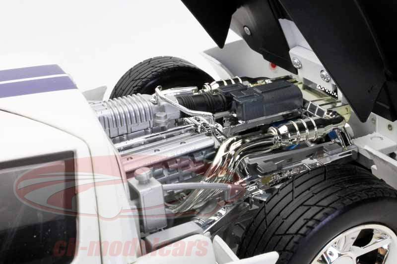 MotorMax 1:12 フォードGTコンセプトカーホワイト 73001 モデル