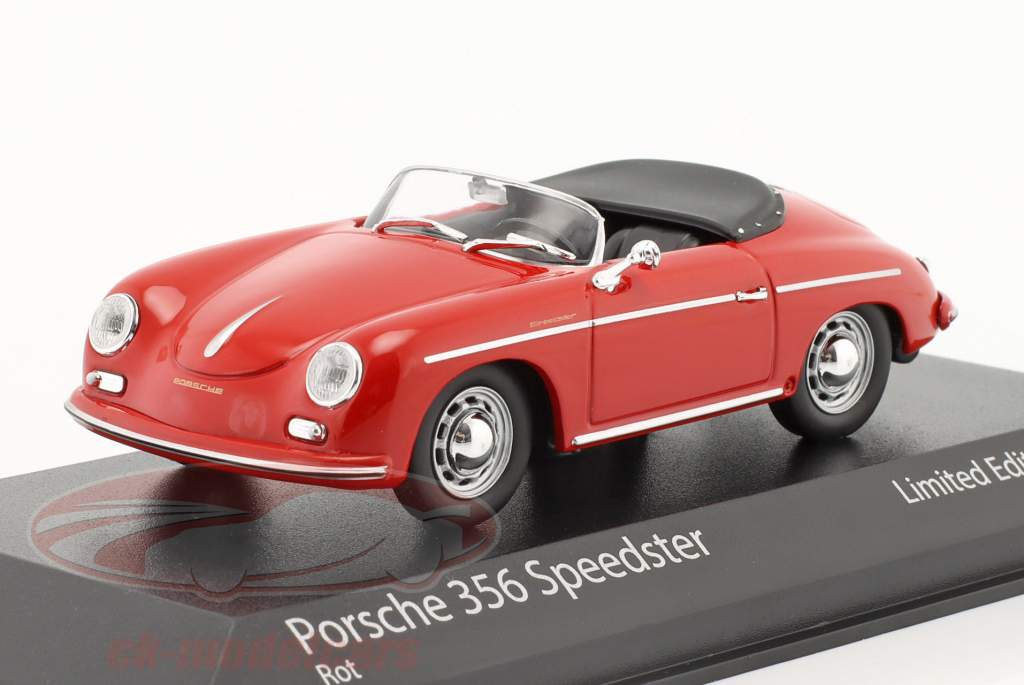 Porsche 356 Speedster year 1956 red 1:43 Minichamps