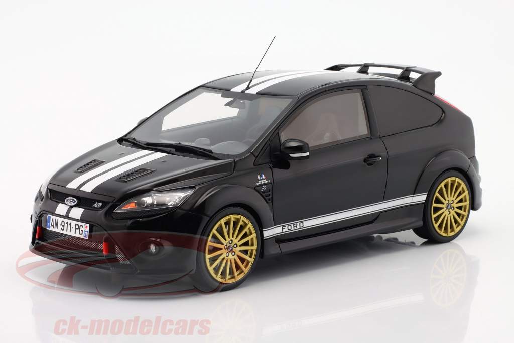 Ford Focus MK2 RS LeMans 建设年份 2010 黑色的 / 白色的 1:18 OttOmobile
