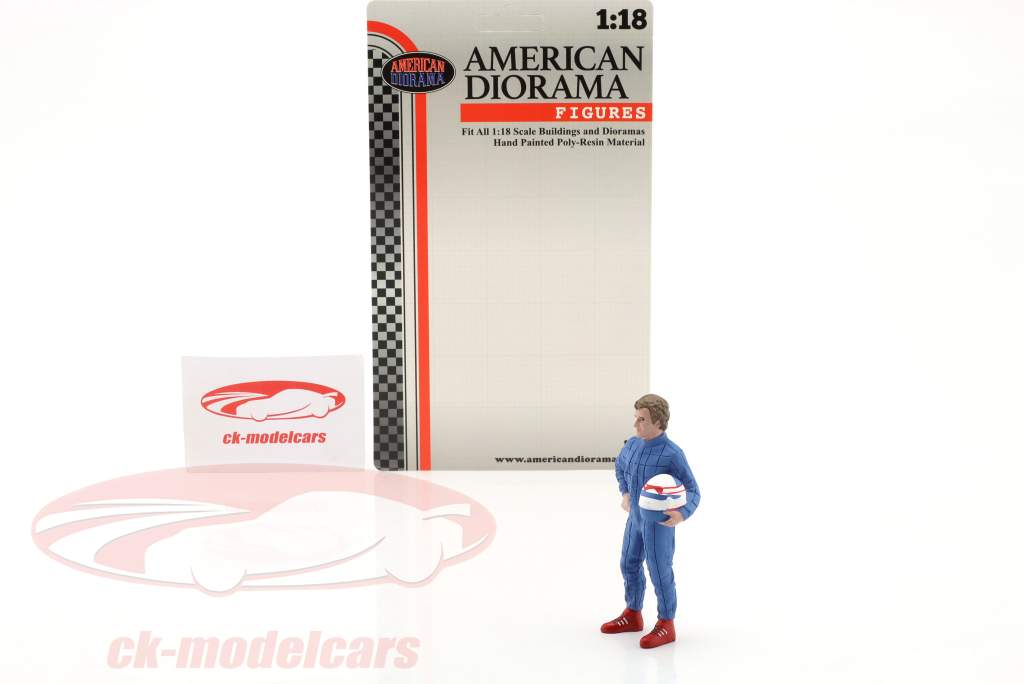 race legender 80&#39;erne Flere år figur B 1:18 American Diorama