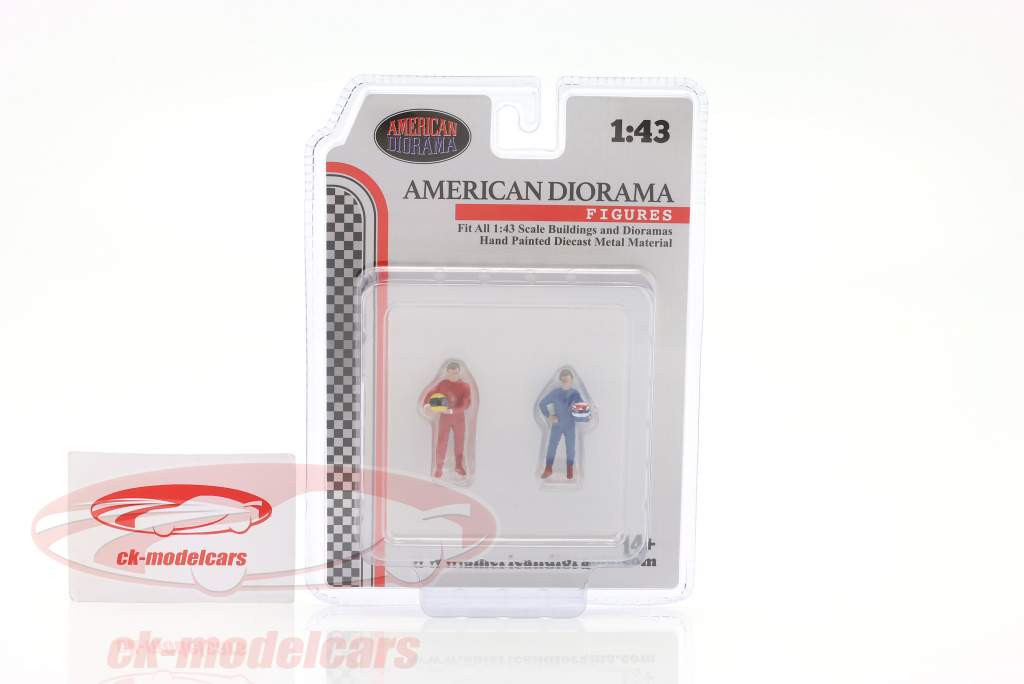 レーシングレジェンド 80年代 年 フィギュアセット 1:43 American Diorama