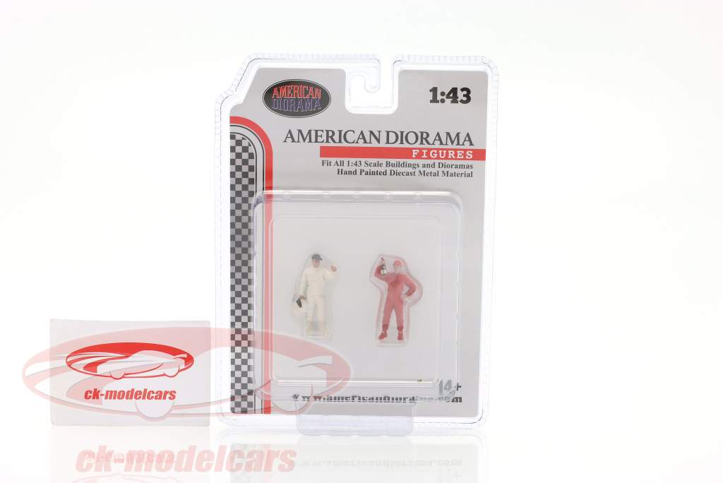 leyendas de las carreras años 2000 Años conjunto de figuras 1:43 American Diorama