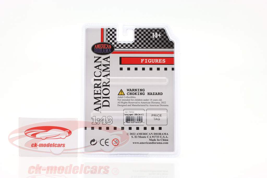 leyendas de las carreras años 2000 Años conjunto de figuras 1:43 American Diorama
