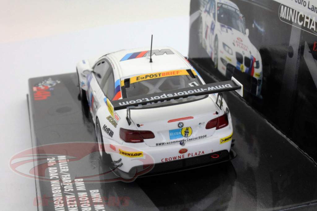 BMW M3 GT2 24h 2011 ミニカー ミニチャンプス Minichamps 1:43 BMW M3 GT2＃1 24 ADACニュルブルクリンク2011