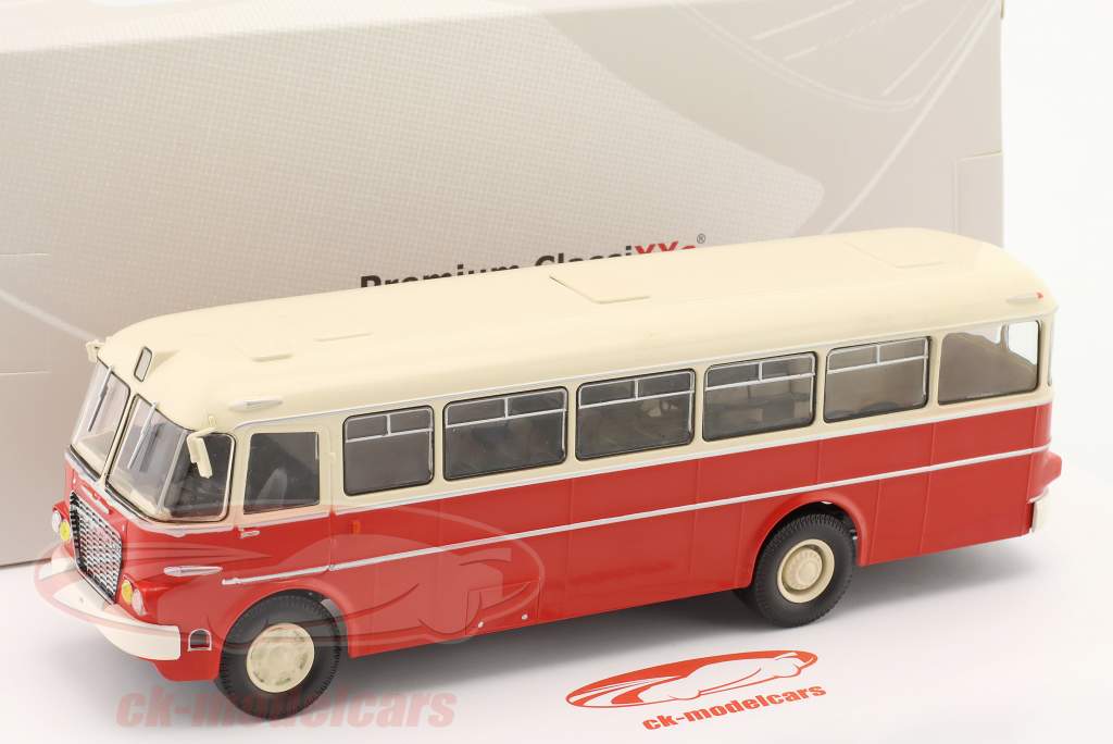 Ikarus 620 autobus rosso / beige 1:43 Premium ClassiXXs