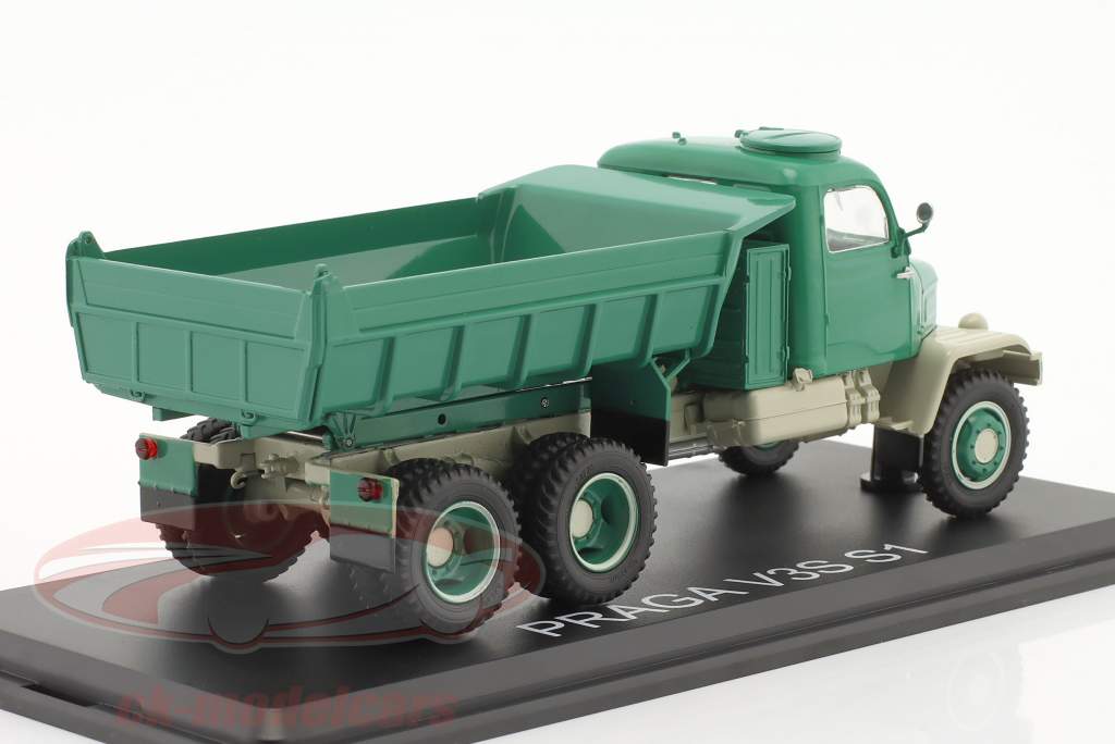 Praga V3S S1 skraldevogn grøn 1:43 Premium ClassiXXs