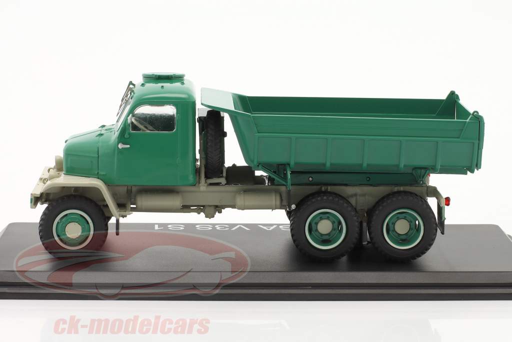 Praga V3S S1 skraldevogn grøn 1:43 Premium ClassiXXs