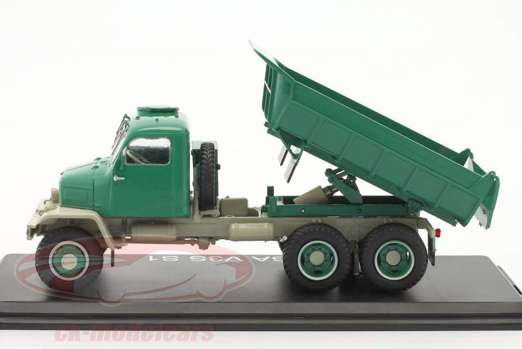 Praga V3S S1 skraldevogn grøn 1:43 Premium ClassiXXs
