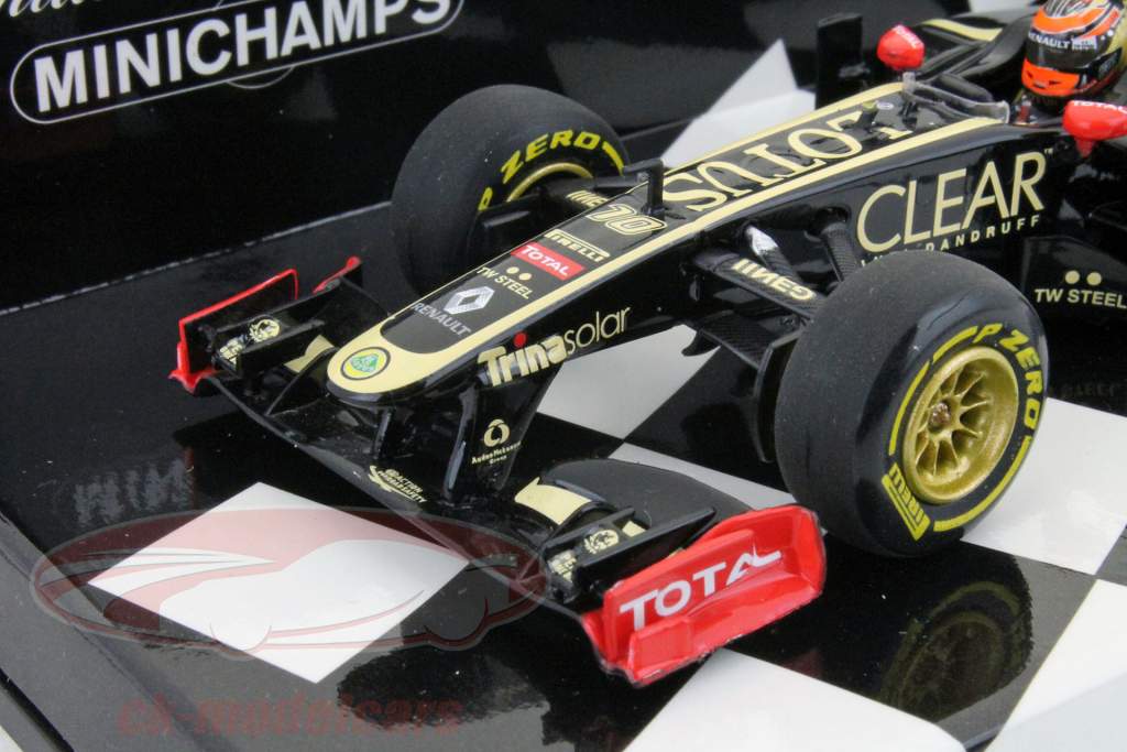 F1 Lotus Renault E20 1/43 2011ロマングロージャン Minichamps 1:43 Lotus F1 Team Renault Romain Grosjean